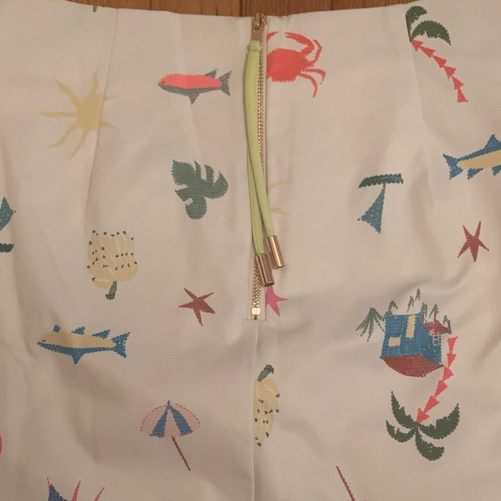 Amalie Colorful Tropical Print Mini Skirt - Picture 8 of 15